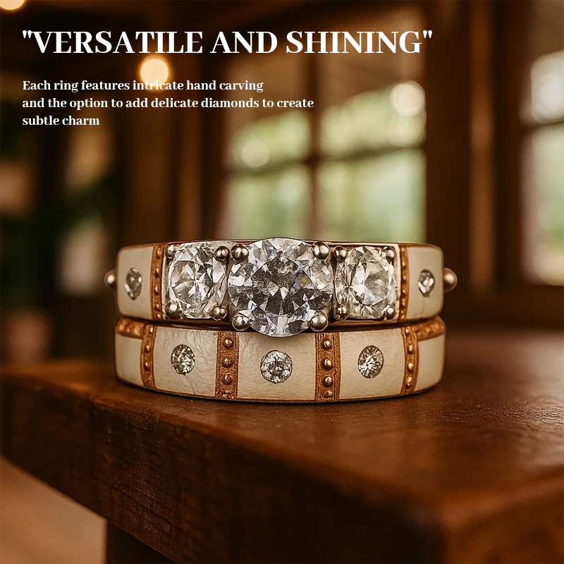 🔥SISTA DAGEN 49 % RABATT💍Handskuren ring av horn 🌏Tillverkad av naturligt avkastade horn