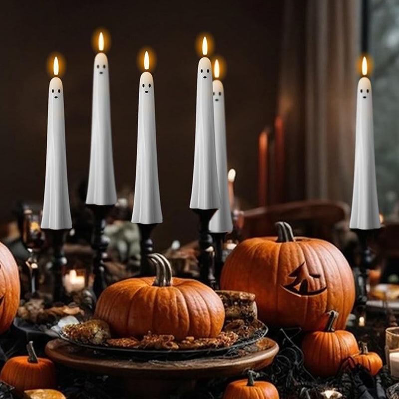 đđ» FjĂ€rrstyrt spökljus med 3D-flammande veke đ»đ