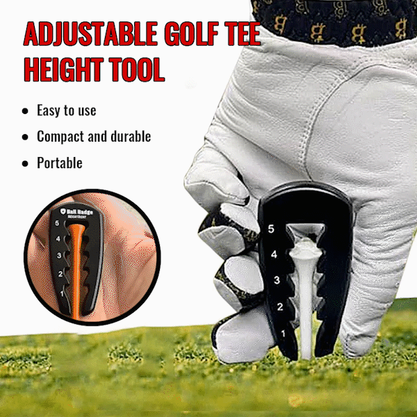 đ„Justerbart verktyg för höjd pĂ„ golftee