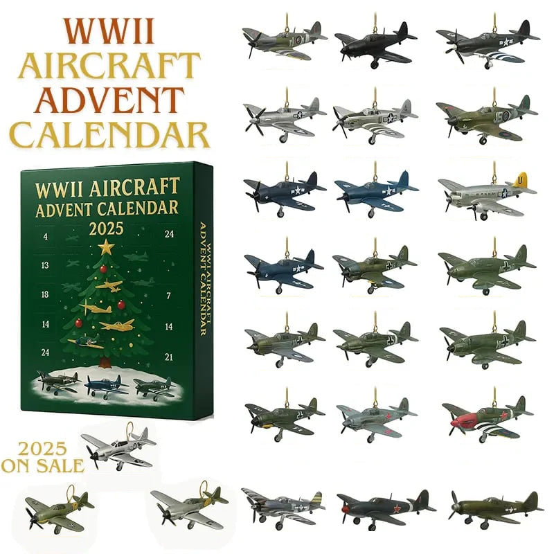 WWII Flygplansadventskalender 2025 – 24 dagar med ikoniska krigsflygplan