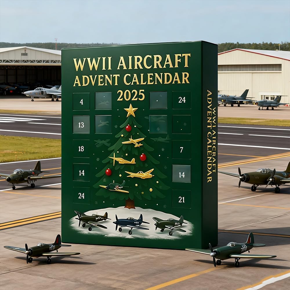 WWII Flygplansadventskalender 2025 – 24 dagar med ikoniska krigsflygplan