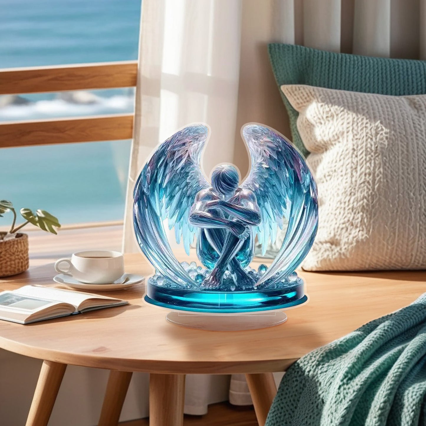 🎁Änglavinge-design med korsdekoration